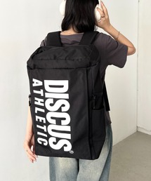 DISCUS（ディスカス）の「DISCUS/ディスカス 撥水 BOX デイパック/バックパック リュック/ロゴプリント/容量 約25リットル（バックパック/リュック）」