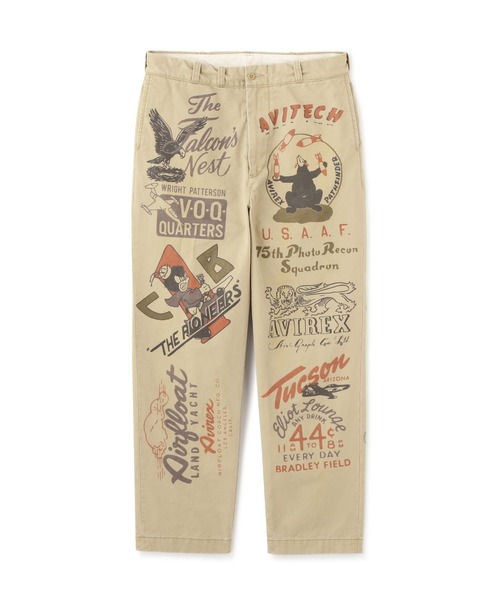 AVIREX(アヴィレックス)の「《RESTORE COLLECTION》60’s ARMY CHINO PANTS "ARCHIVE GRAPHIC" / 60年代 アーミーチノパンツ アーカイブグラフィック / AVIREX / アヴィレックス(チノパンツ・メンズ・オリーブ/カーキ・XX-LARGE/X-LARGE/LARGE/MEDIUM)」の3枚目の写真