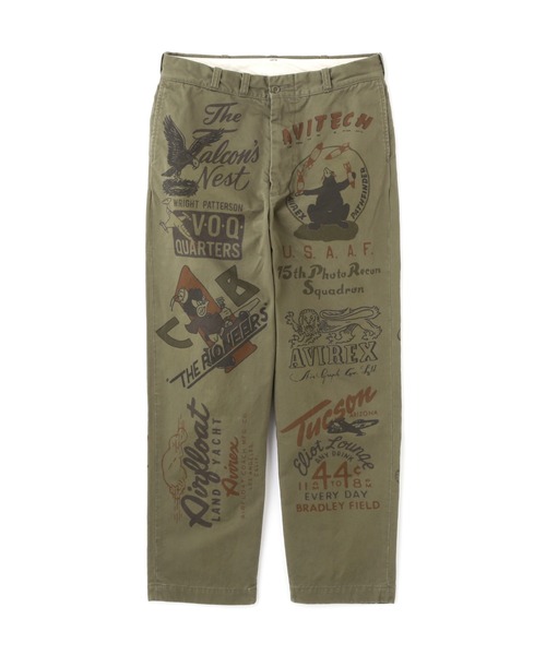 AVIREX(アヴィレックス)の「《RESTORE COLLECTION》60’s ARMY CHINO PANTS "ARCHIVE GRAPHIC" / 60年代 アーミーチノパンツ アーカイブグラフィック / AVIREX / アヴィレックス(チノパンツ・メンズ・オリーブ/カーキ・XX-LARGE/X-LARGE/LARGE/MEDIUM)」の6枚目の写真
