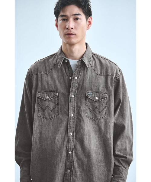【新品未使用】【別注】＜Wrangler＞GLR ウェスタン シャツ 別注】＜Wrangler＞GLR ウエスタン シャツ