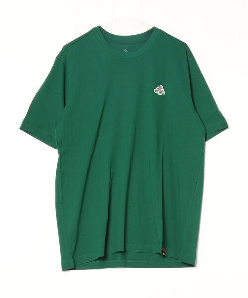 adidas(アディダス)の「アディダス adidas ミニピザ グラフィックTシャツ(Tシャツ/カットソー・メンズ・ブラック/ダークグリーン・S/M/L/LL/3L)」の5枚目の写真