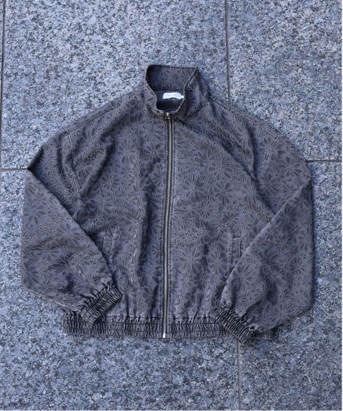 ATELANE /ピグメントジャガードセットアップ/トラックトップ/カーブパンツ ATELANE（アテレーン） セットアップ ピグメントジャガード