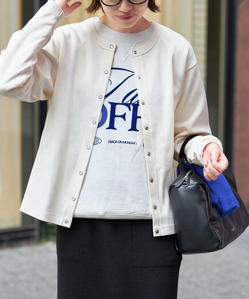 WEB限定/追加》フライスパールボタンカーディガン（カーディガン