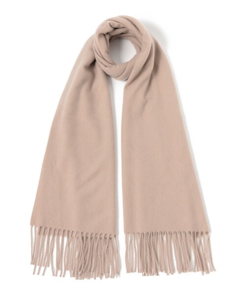 B:MING by BEAMS（ビーミングバイビームス）の「カラー ソリッド ストール（マフラー・レディース・チャコールグレー/ブルー系その他2/オフホワイト/ブラウン系その他2・ONE SIZE）」の4枚目の写真