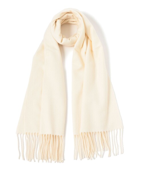 B:MING by BEAMS（ビーミングバイビームス）の「カラー ソリッド ストール（マフラー・レディース・チャコールグレー/ブルー系その他2/オフホワイト/ブラウン系その他2・ONE SIZE）」の5枚目の写真