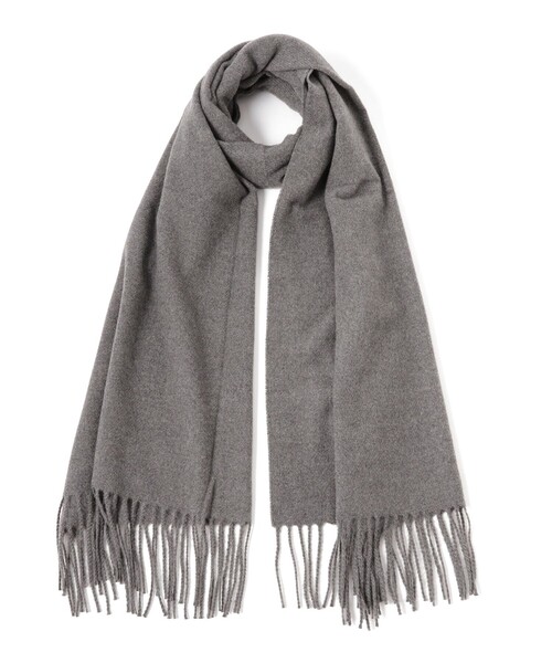 B:MING by BEAMS（ビーミングバイビームス）の「カラー ソリッド ストール（マフラー・レディース・チャコールグレー/ブルー系その他2/オフホワイト/ブラウン系その他2・ONE SIZE）」の8枚目の写真