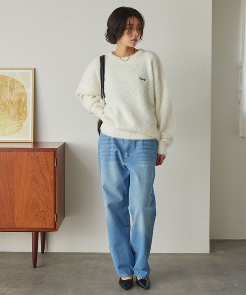 ふまページ PENNEYS/ペニーズ 別注 THE FOX ロゴ ワンポイント刺繍 ロング