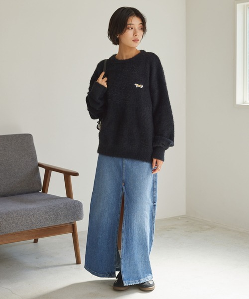 ふまページ PENNEYS/ペニーズ 別注 THE FOX ロゴ ワンポイント刺繍 ロング