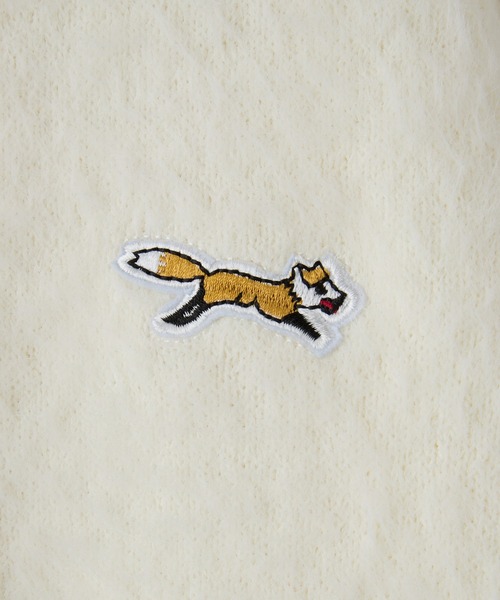 PENNEYS（ぺニーズ）の「PENNEYS/ペニーズ 別注 THE FOX ロゴ ワンポイント刺繍 ロングフェザーオーバーサイズ プルオーバーニット（ニット/セーター・レディース・アイボリー/チェリーレッド/ダークグレー/ネイビー/ベージュ/ブラック・L/M）」の10枚目の写真