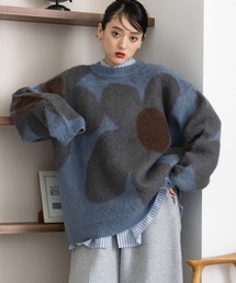 RAGEBLUE | 選べるシルエット/シャギーフラワーニット(ニット/セーター)