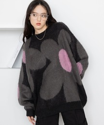 RAGEBLUE | 選べるシルエット/シャギーフラワーニット(ニット/セーター)