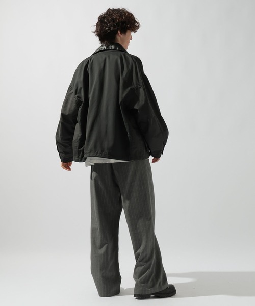 niko and...(ニコアンド)の「ワイドストレートスラックス(スラックス・メンズ・ブラウン/チャコール/ブラック/グレー・MEDIUM/LARGE)」の14枚目の写真