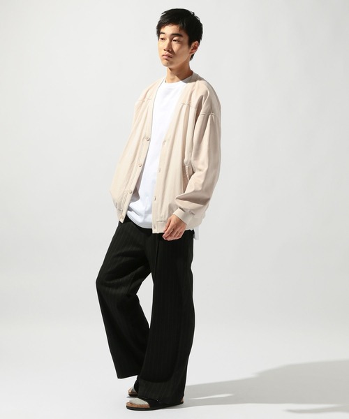 niko and...(ニコアンド)の「ワイドストレートスラックス(スラックス・メンズ・ブラウン/チャコール/ブラック/グレー・MEDIUM/LARGE)」の18枚目の写真