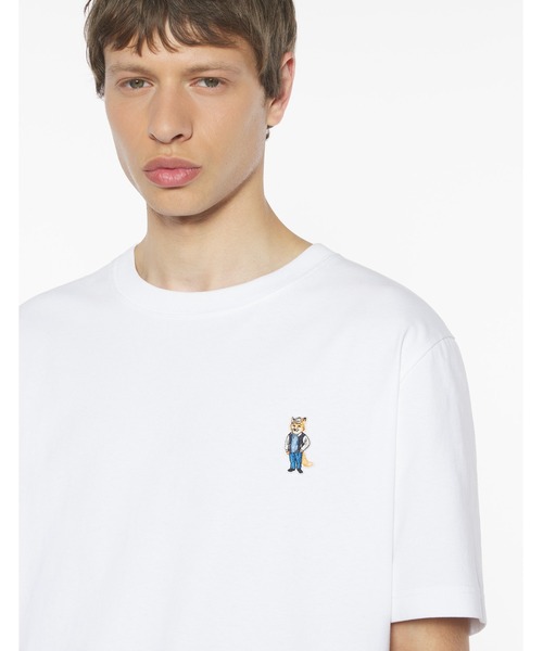 Maison Kitsune（メゾンキツネ）の「DRESSED FOX COMFORT  TEE-SHIRT（Tシャツ/カットソー・メンズ・ブラック/ホワイト/ベージュ・XS/XXL/XL/L/M/S）」の2枚目の写真