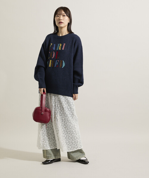 セール】カラフル刺繍ロゴニット（ニット/セーター）｜FREAK'S STORE