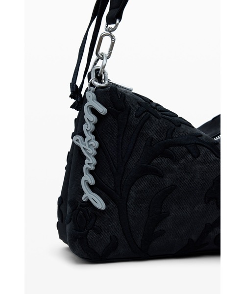 Desigual（デシグアル）の「ミディアム3Dエンボスバッグ（ハンドバッグ・レディース・ブラック・FREE）」の8枚目の写真