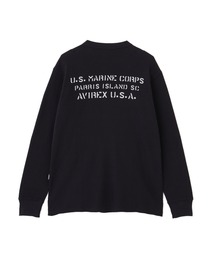 AVIREX(ABbNX)́sWEB&DEPOTtSTENCIL HONEYCOMB WAFFLE L/S T-SHIRT / XeV njJbt TVc / AVIREX / ABbNX(TVc/Jbg\[)