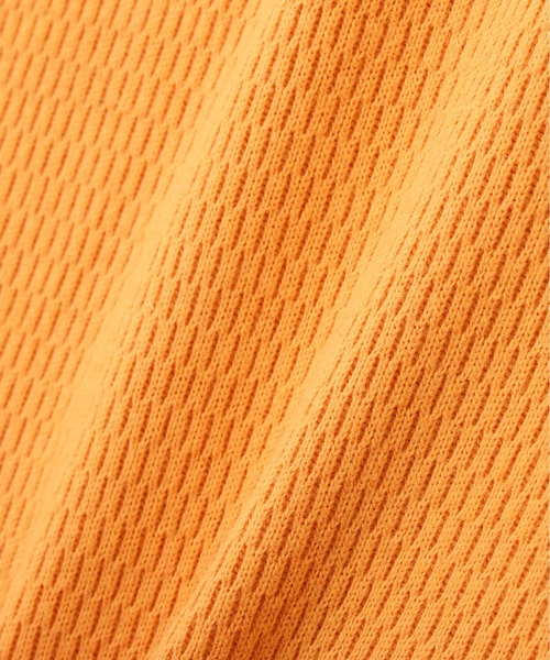AVIREX(アヴィレックス)の「《WEB&DEPOT限定》STENCIL HONEYCOMB WAFFLE L/S T-SHIRT / ステンシル ハニカムワッフル 長袖Tシャツ / AVIREX / アヴィレックス(Tシャツ/カットソー・メンズ・ネイビー/オレンジ/ナチュラル/チャコール・MEDIUM/LARGE/X-LARGE/XX-LARGE)」の6枚目の写真