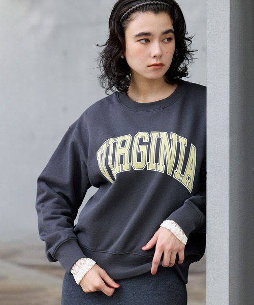coca(coca)(コカ)の「ストレッチレーストップス(Tシャツ/カットソー・レディース・アイボリー/ダークブラウン・S/L/M)」の10枚目の写真