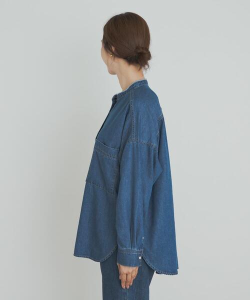 デニムバンドカラーシャツ（シャツ/ブラウス）｜URBAN RESEARCH