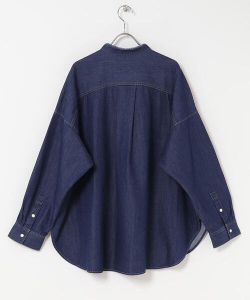 デニムバンドカラーシャツ（シャツ/ブラウス）｜URBAN RESEARCH