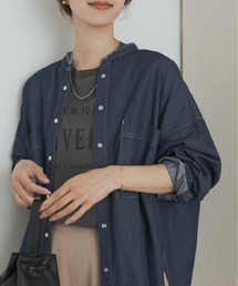 URBAN RESEARCH DOORS | デニムバンドカラーシャツ(シャツ/ブラウス)