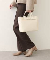 natural couture | ベルトディティール仕切りトート(ショルダーバッグ)