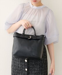 natural couture | ベルトディティール仕切りトート(ショルダーバッグ)