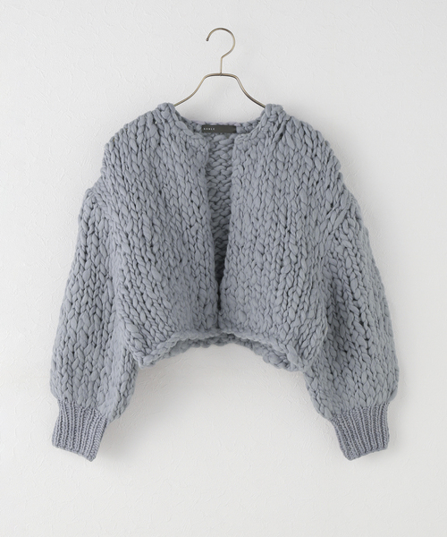 【新品未使用】NOBLEノーブル ボレロショート2WAYニット⭐︎定価22000円 新品未使用】NOBLEノーブル ボレロショート2WAYニット⭐︎定価22000円