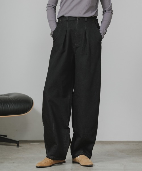 平和屋着物○紅花紬 米沢 横段霞文 暈し染 正絹 逸品 AABC4994zg