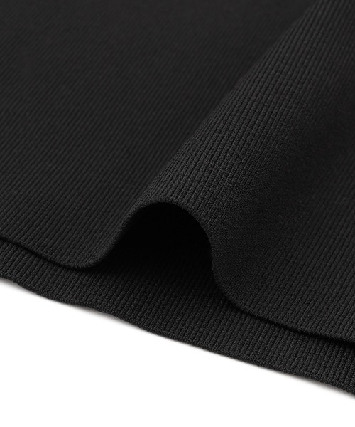 ADAM ET ROPE'（アダムエロペ）の「【サステナブル】ペプラムコンビニットワンピース/オケージョン対応（ワンピース・レディース・オフホワイト/ダークブラウン/ブラック・FREE）」の9枚目の写真