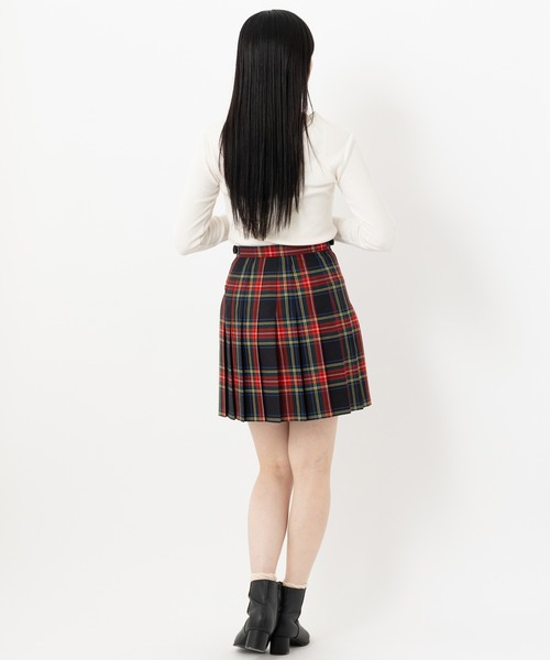 O'NEIL of DUBLIN(オニールオブダブリン)の「O'NEIL OF DUBLIN ダブルベルト ミニキルトスカート 45cm(スカート・レディース・ブラック/カーキ/ライトブラウン/ブラック系その他・8/10)」の8枚目の写真