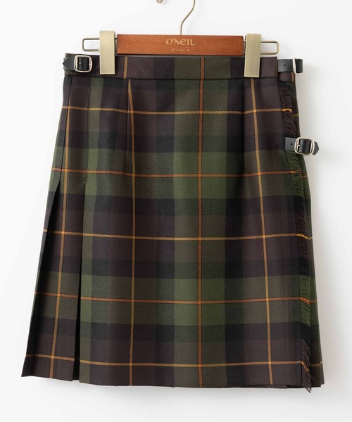 O'NEIL of DUBLIN(オニールオブダブリン)の「O'NEIL OF DUBLIN ダブルベルト ミニキルトスカート 45cm(スカート・レディース・ブラック/カーキ/ライトブラウン/ブラック系その他・8/10)」の19枚目の写真