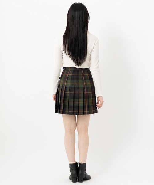 O'NEIL of DUBLIN(オニールオブダブリン)の「O'NEIL OF DUBLIN ダブルベルト ミニキルトスカート 45cm(スカート・レディース・ブラック/カーキ/ライトブラウン/ブラック系その他・8/10)」の21枚目の写真