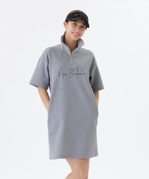 new balance golf】保形性 ストレッチ スウェット ハーフジップ