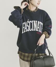 ITEMS URBANRESEARCH | 『洗濯可』スウェットライク刺繍ニット(ニット/セーター)