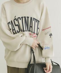 ITEMS URBANRESEARCH | 『洗濯可』スウェットライク刺繍ニット(ニット/セーター)