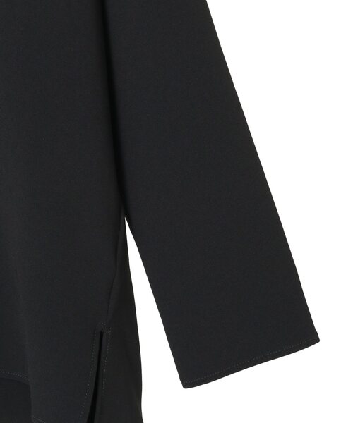 Liesse(リエス)の「【定番】ダブルクロスワイドシルエットブラウス(シャツ/ブラウス・レディース・オフホワイト/チャコールグレー/ブラック・FREE)」の7枚目の写真