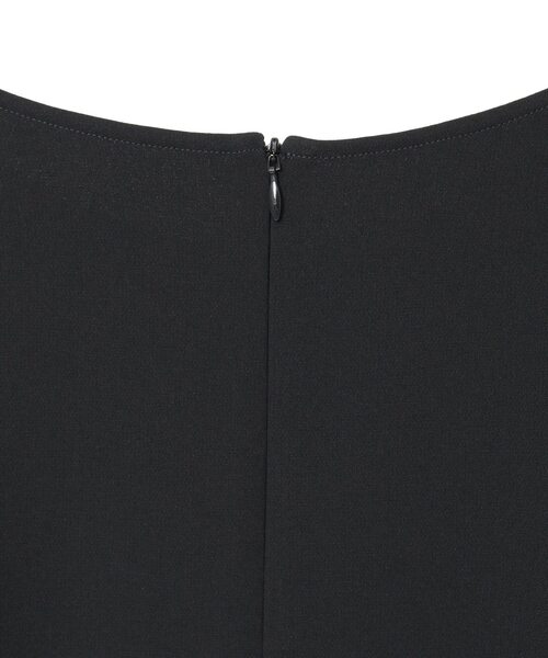 Liesse(リエス)の「【定番】ダブルクロスワイドシルエットブラウス(シャツ/ブラウス・レディース・オフホワイト/チャコールグレー/ブラック・FREE)」の9枚目の写真