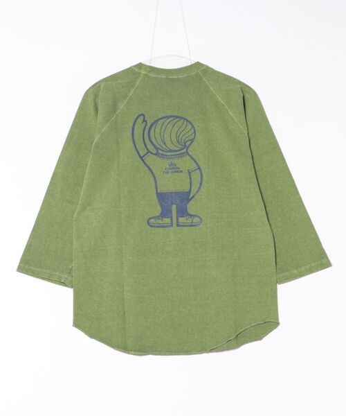Good On（グッドオン）の「Good On/グッドオン　GOOD ON BOY x GSC BASEBALL TEE EX（Tシャツ/カットソー・メンズ・グリーン系その他/ネイビー/ホワイト・LARGE/X-LARGE/MEDIUM）」の17枚目の写真