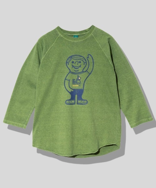 Good On（グッドオン）の「Good On/グッドオン　GOOD ON BOY x GSC BASEBALL TEE EX（Tシャツ/カットソー・メンズ・グリーン系その他/ネイビー/ホワイト・LARGE/X-LARGE/MEDIUM）」の2枚目の写真