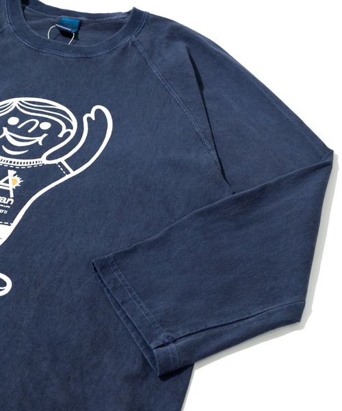 Good On（グッドオン）の「Good On/グッドオン　GOOD ON BOY x GSC BASEBALL TEE EX（Tシャツ/カットソー・メンズ・グリーン系その他/ネイビー/ホワイト・LARGE/X-LARGE/MEDIUM）」の7枚目の写真