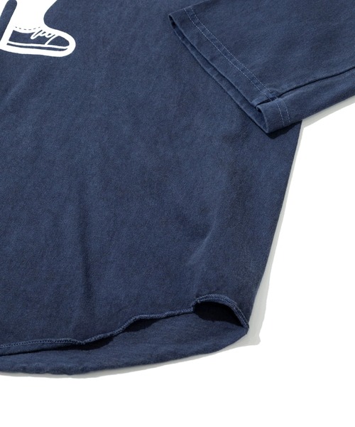 Good On（グッドオン）の「Good On/グッドオン　GOOD ON BOY x GSC BASEBALL TEE EX（Tシャツ/カットソー・メンズ・グリーン系その他/ネイビー/ホワイト・LARGE/X-LARGE/MEDIUM）」の8枚目の写真