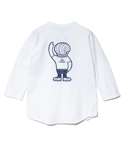 Good On（グッドオン）の「Good On/グッドオン　GOOD ON BOY x GSC BASEBALL TEE EX（Tシャツ/カットソー・メンズ・グリーン系その他/ネイビー/ホワイト・LARGE/X-LARGE/MEDIUM）」の14枚目の写真