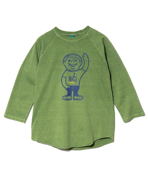 Good On（グッドオン）の「Good On/グッドオン　GOOD ON BOY x GSC BASEBALL TEE EX（Tシャツ/カットソー・メンズ・グリーン系その他/ネイビー/ホワイト・LARGE/X-LARGE/MEDIUM）」の15枚目の写真