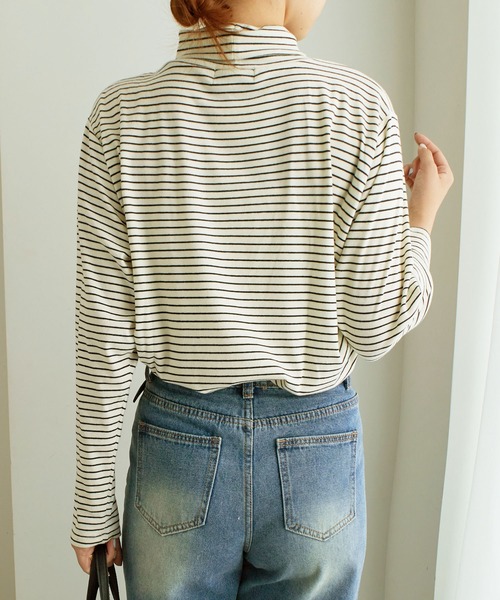 BEVERLY HILLS POLO CLUB（ビバリーヒルズポロクラブ）の「【BEVERLY HILLS POLO CLUB】ハイネックカットソートップス（Tシャツ/カットソー・レディース・ブラウン系その他/グレー系/ホワイト系その他・M/L）」の17枚目の写真