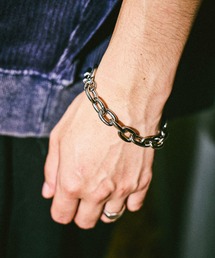 niko and...（ニコアンド）の「加工シルバーブレスレット（ブレスレット）」