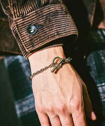 niko and...（ニコアンド）の「加工シルバーブレスレット（ブレスレット）」