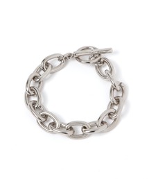 niko and...（ニコアンド）の「加工シルバーブレスレット（ブレスレット）」