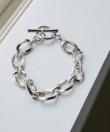 niko and...（ニコアンド）の「加工シルバーブレスレット（ブレスレット）」